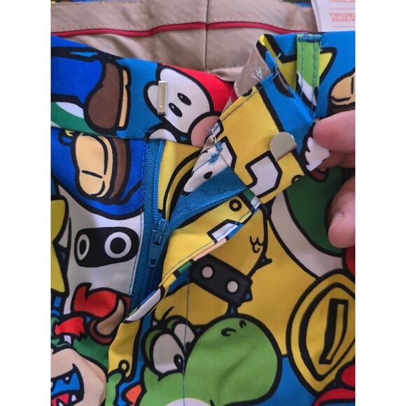 Nintendo Super Mario Dress Suit Boy Size 16Y OppoSuits Gamer 3 Pc Set - Picture 10 of 16